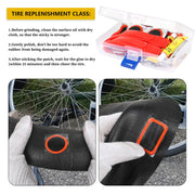 Smelish 80-Piece Self-Adhesive Bike Tire Repair Kit