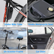 WSDCAM 113dB Waterproof Anti-Theft Bike Alarm with Remote