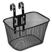 Universal Iron Front Bike Basket with Mounting Straps