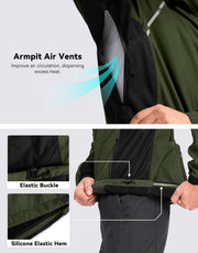 Bikewa Men's Thermal Water-Resistant Winter Cycling Jacket