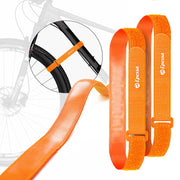 Adjustable Bike Rack & Wheel Stabilizer Strap Set