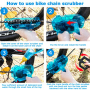 focopot Bike Cleaning Kit with Degreaser, Scrubber & Lube