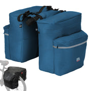 KEMIMOTO Water-Resistant Bike Pannier Bag with Reflective Trim