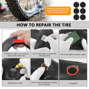 Smelish 80-Piece Self-Adhesive Bike Tire Repair Kit