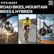 50 Strong 2-Pack 22 oz Bike Bottles & Bottle Cages