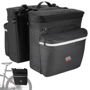 KEMIMOTO Water-Resistant Bike Pannier Bag with Reflective Trim